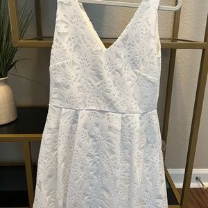 White Crystal Doll Juniors Dress
